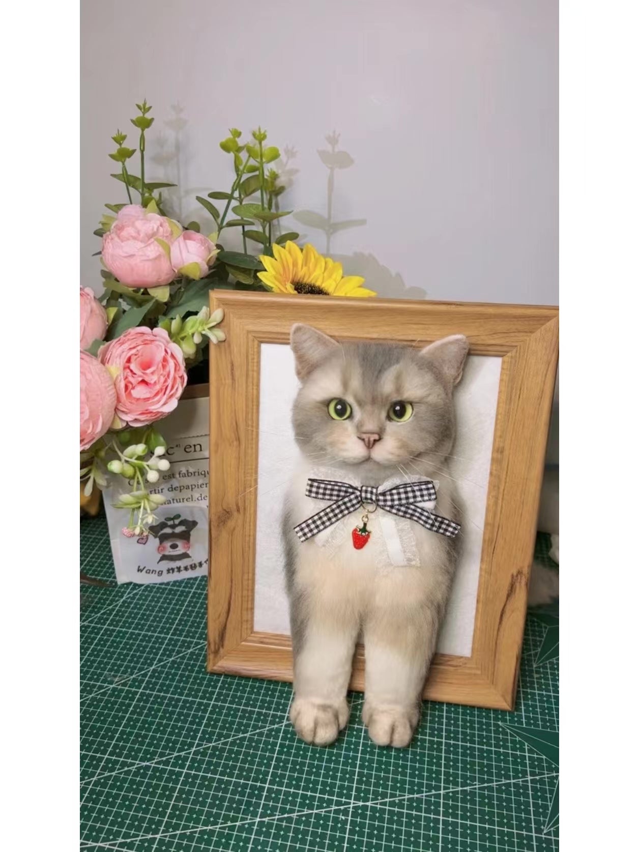 Custom Pet Wool Felt Sculpture – Personalized Wool Felt Pet Keepsake