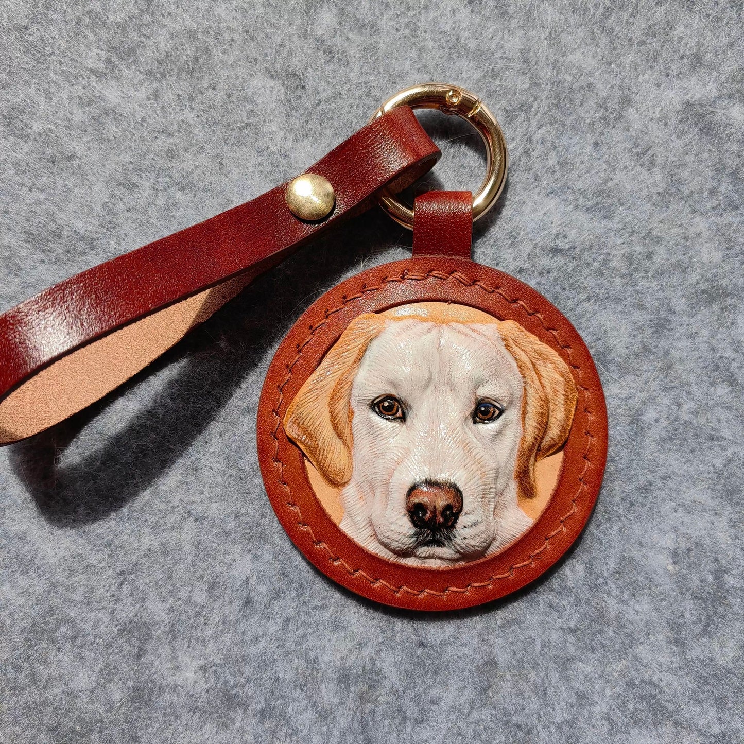 Custom Pet Leather Carving – Personalized Handcrafted Keepsake