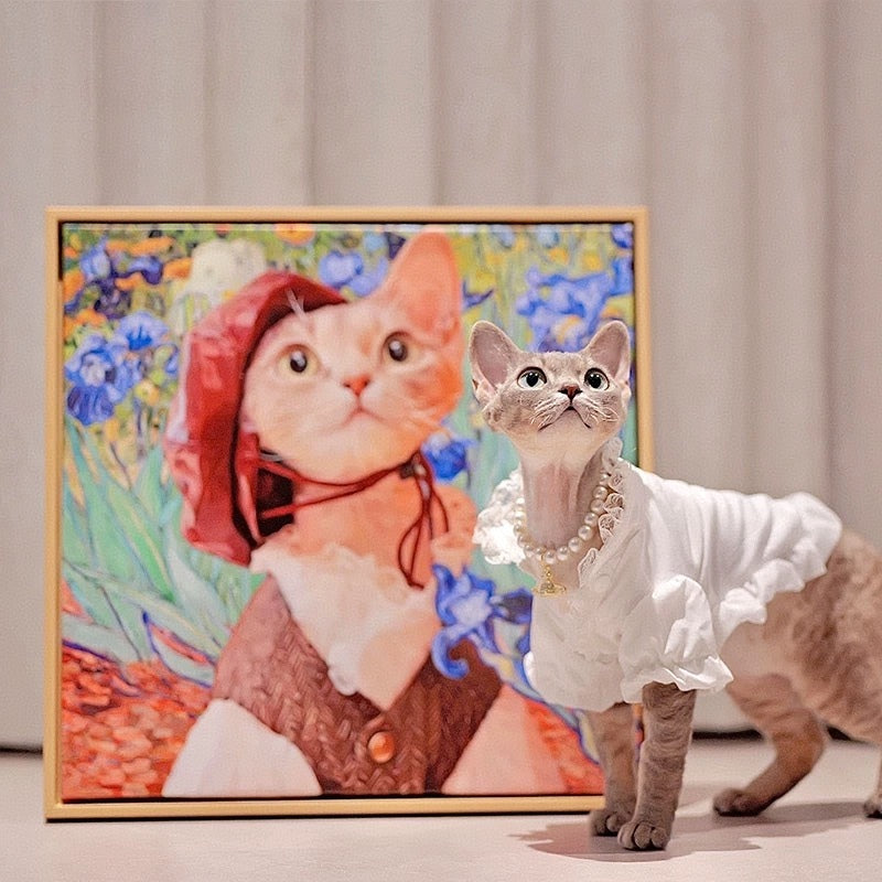 Custom Pet Oil Painting - Custom Hand-Painted Pet Paintings