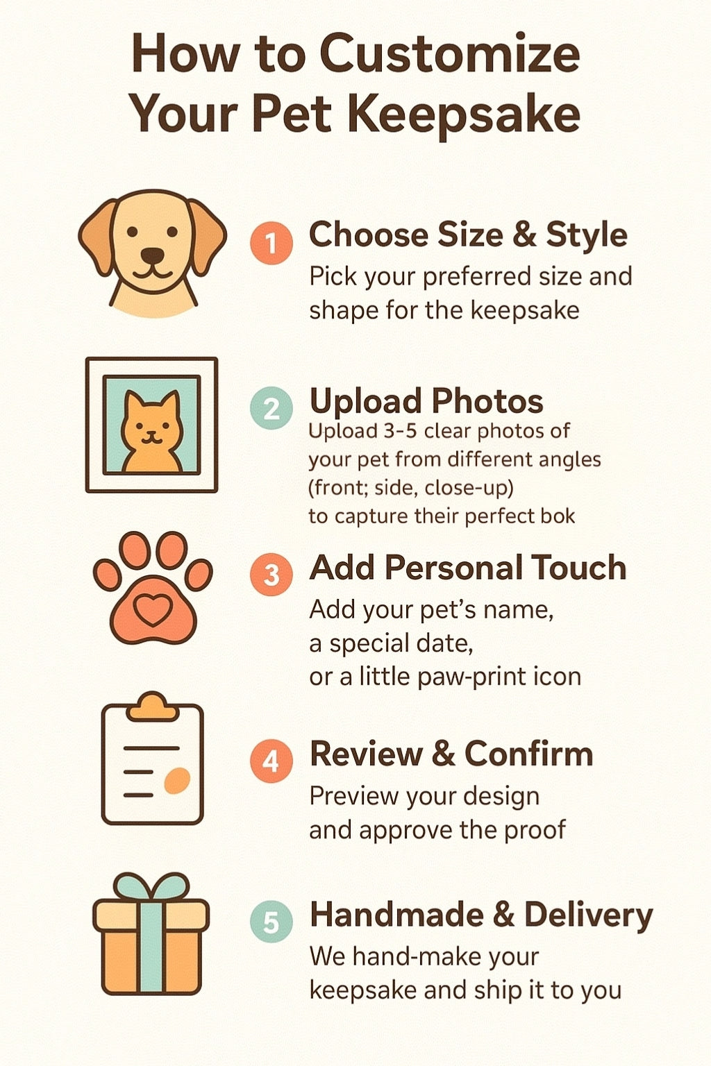 Custom Pet Pillow – Personalized Photo Pillow Keepsake for Beloved pet