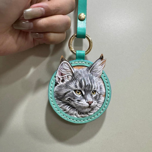 Custom Pet Leather Carving – Personalized Handcrafted Keepsake
