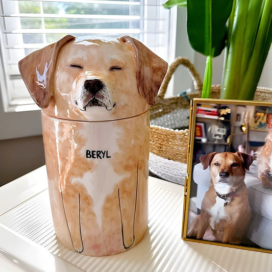 Custom Dog Urn – Personalized Dog Memorial Urn for Ashes